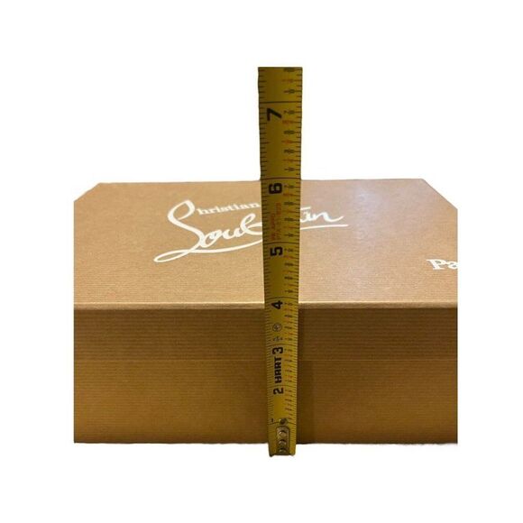 Christian Louboutin Empty Shoe Box 11.25”x8.25”x4 Storage Gift Set Tissue Paper - Picture 10 of 11